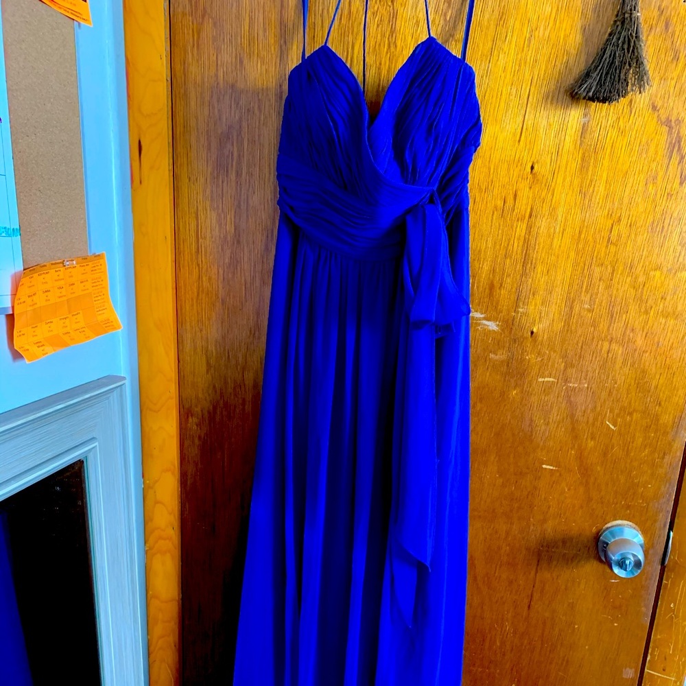 Formal Ralph Lauren cobalt blue dress